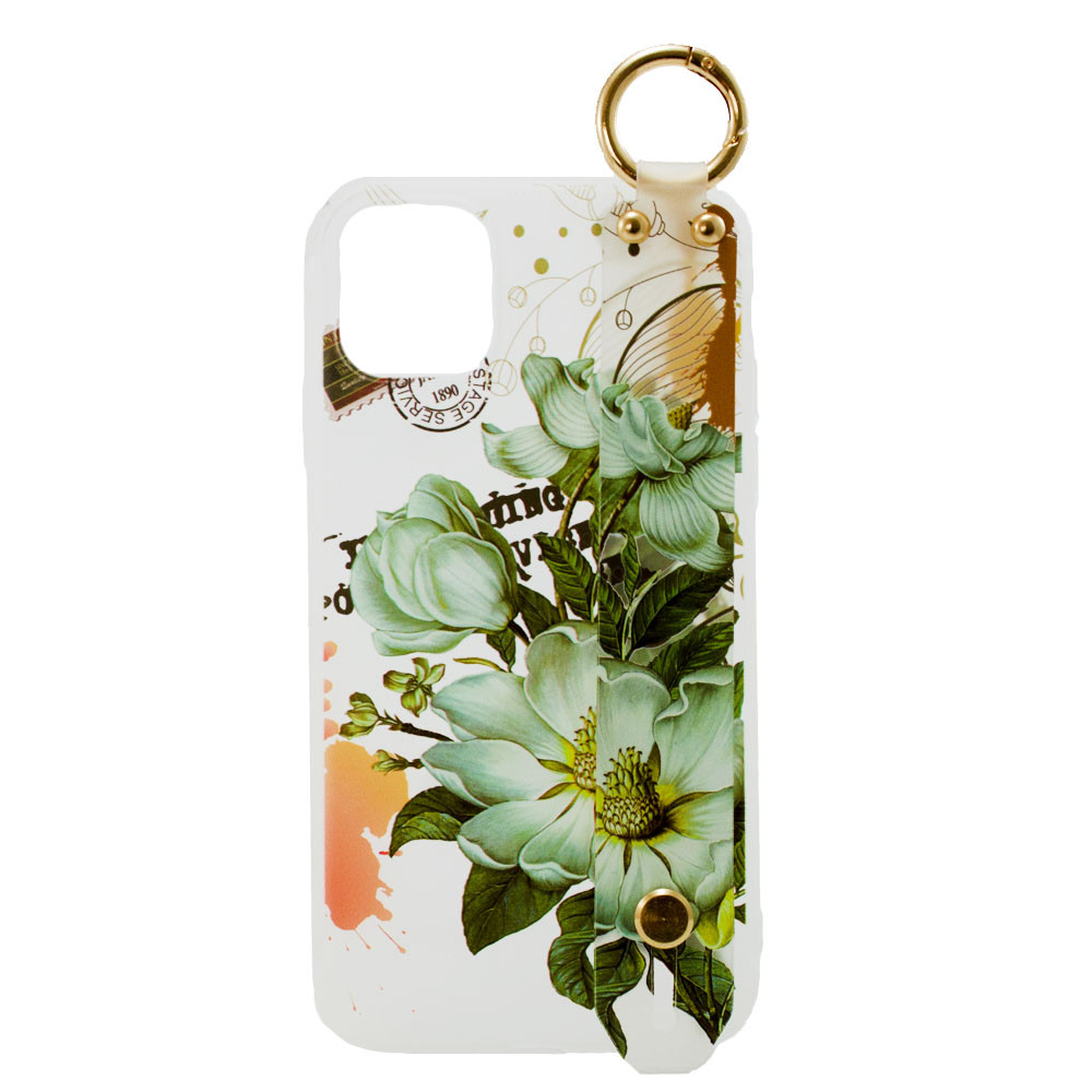 Силіконовий чохол накладка Epik Flowers для Apple iPhone 11 Pro Max, фото 1