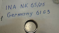 Подшипник роликовый INA NK 65\25 Germany/