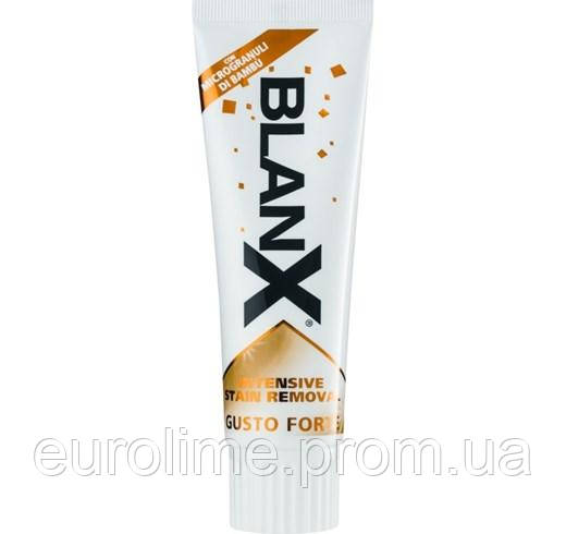 Зубная паста BlanX Stain Removal 100% Natural bamboo Отбеливающая от пятен на зубах (сигарети, кофе, чай) чай - фото 1 - id-p1099071117