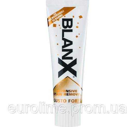 Зубна паста BlanX Stain Removal 100% Natural bamboo Відбілююча від плям на зубах (сигареті, кава, чай)