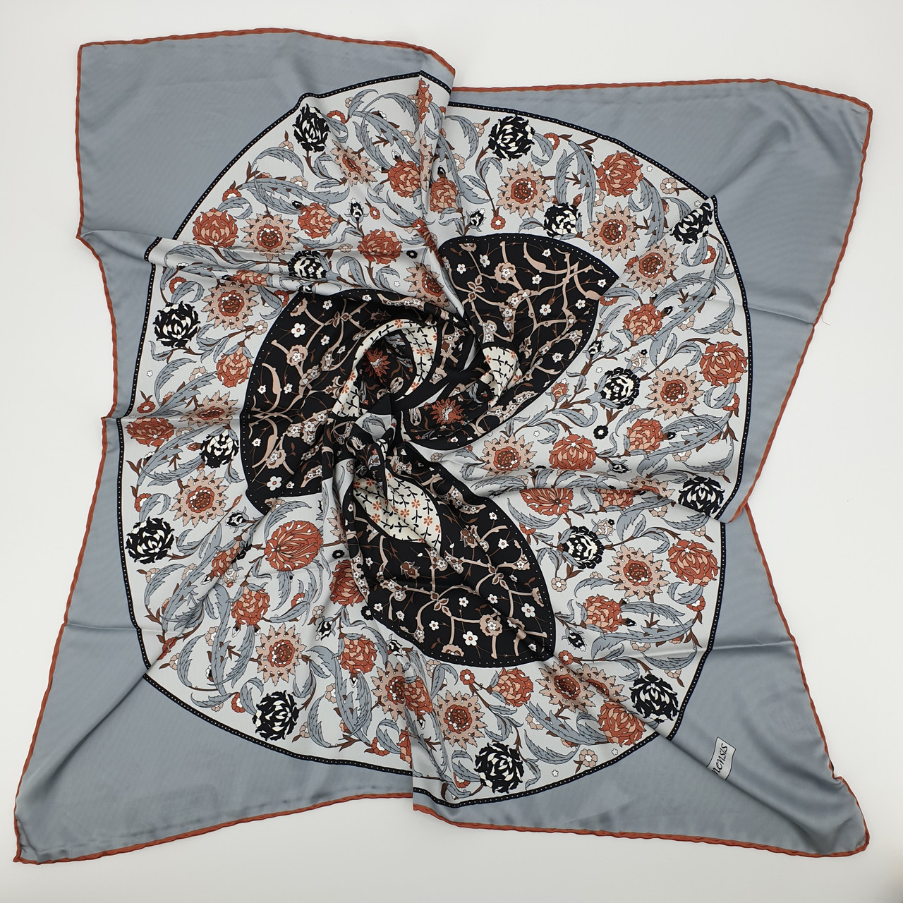 Хустка M&JJ ІЗМІР Шовк Різнокольоровий 95х95 см (2065), фото 1