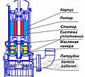 Насос дренажно-фекальний DELTA WQCD2-2.6 з НОЖами + шланг 10 м., фото 8