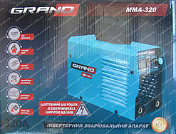 Зварювальний апарат Grand ММА-320 (дисплей)