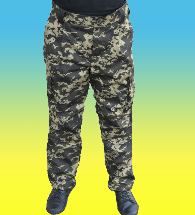 Військові штани (штани) чорний піксель зимові утеплені залишок р.44,р.46