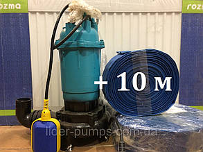 Насос дренажно-фекальний DELTA WQCD2-2.6 з НОЖами + шланг 10 м.