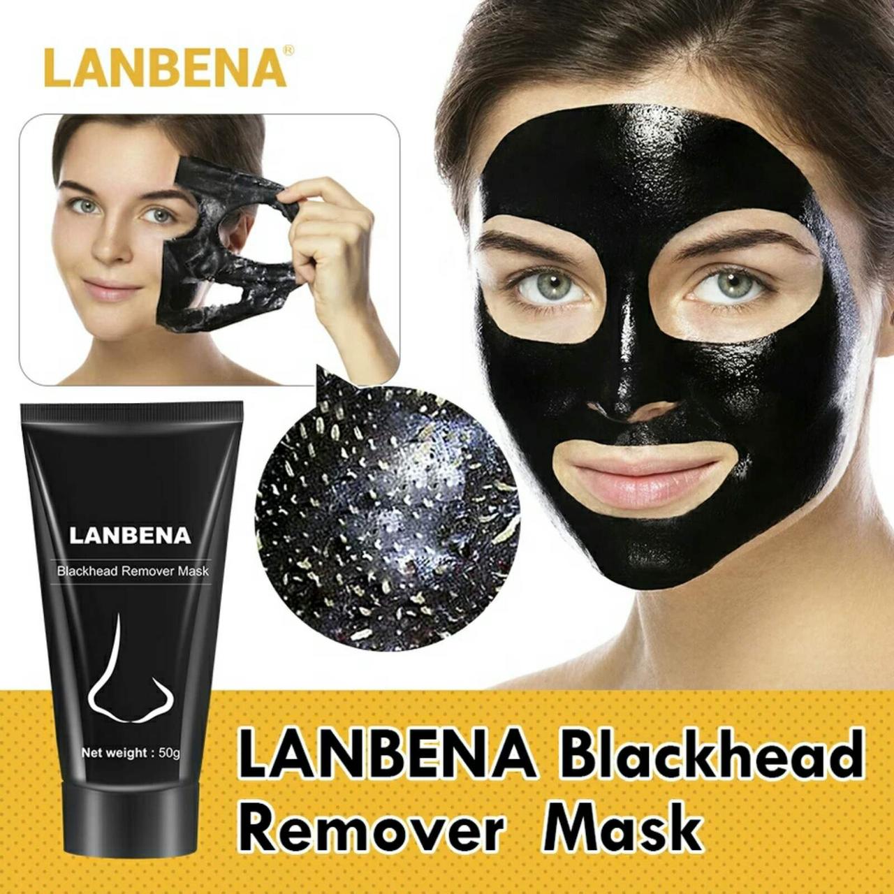 Високоефективний засіб проти вугрів і чорних цяток Lanbena Black Mask