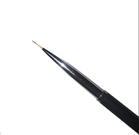 Кисть для ногтей YRE тонкая волосок NKM-00 - черная ручка