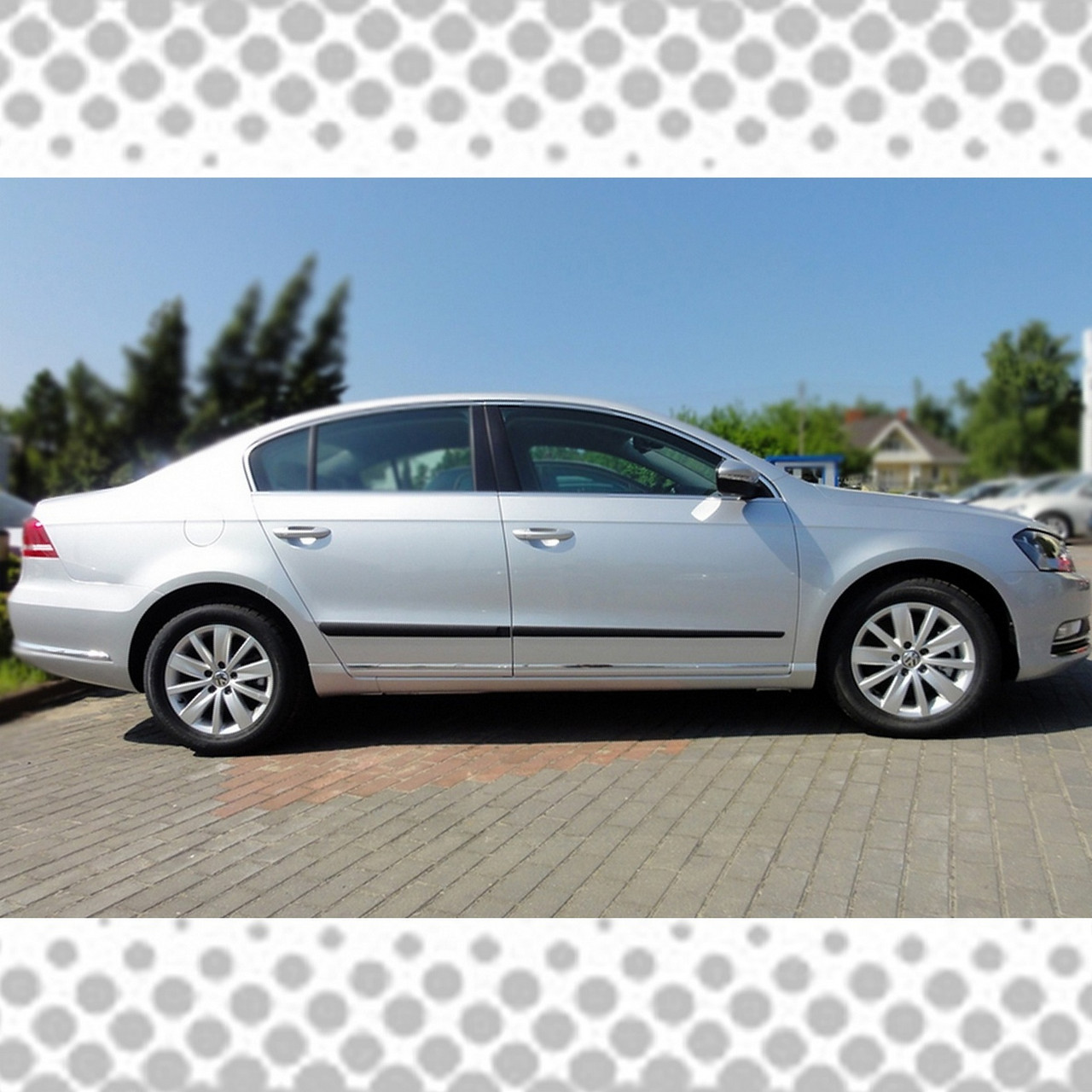 Молдинги на двері Volkswagen для Passat B7 4dr sedan 2010-2015