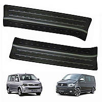 Пластиковые накладки на пороги для Volkswagen T5 2003-2009 / T5.2 2009-2015