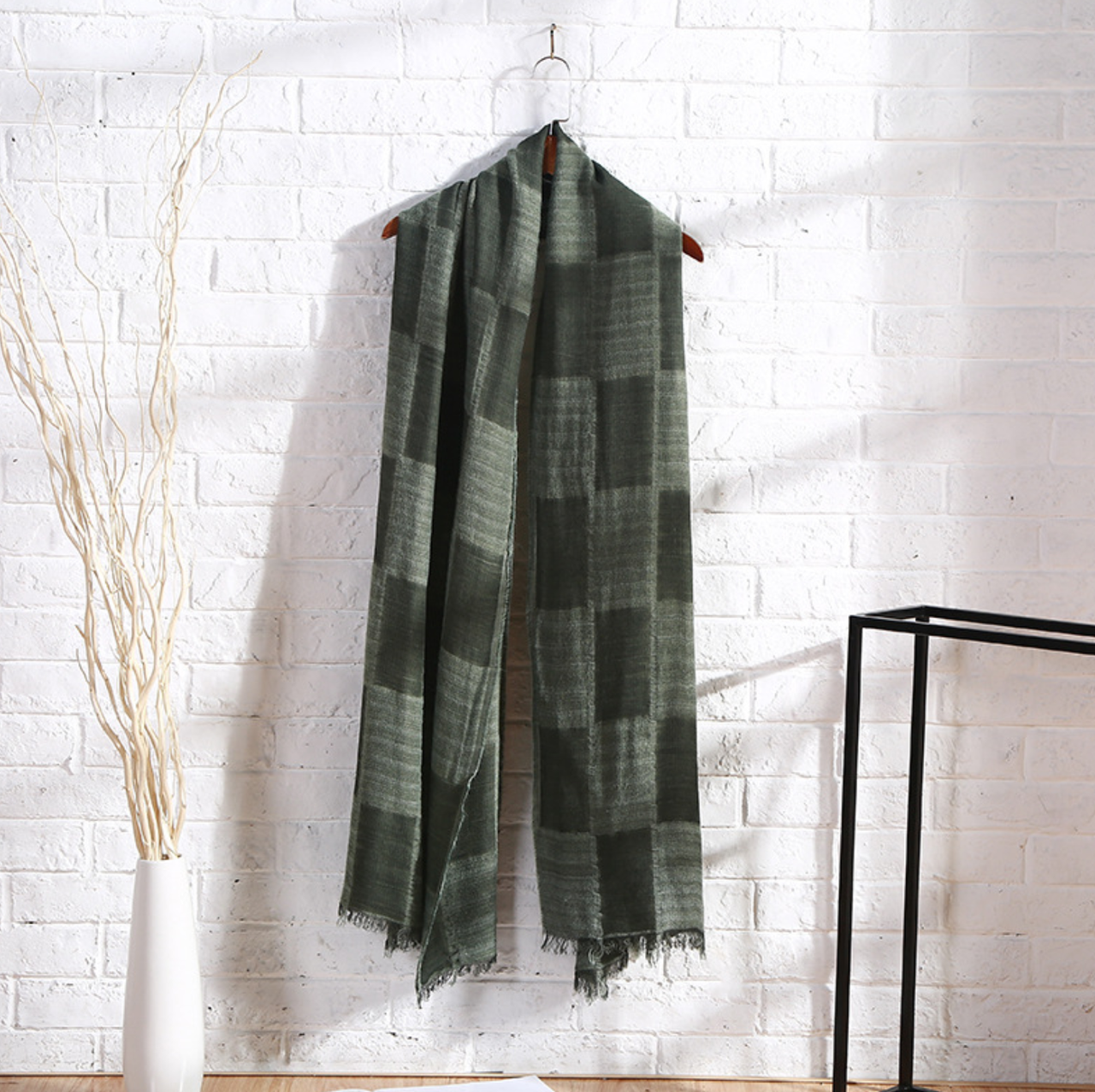 Шарф M&JJ Х'юстон Зелений 180х70 см (8283), фото 1