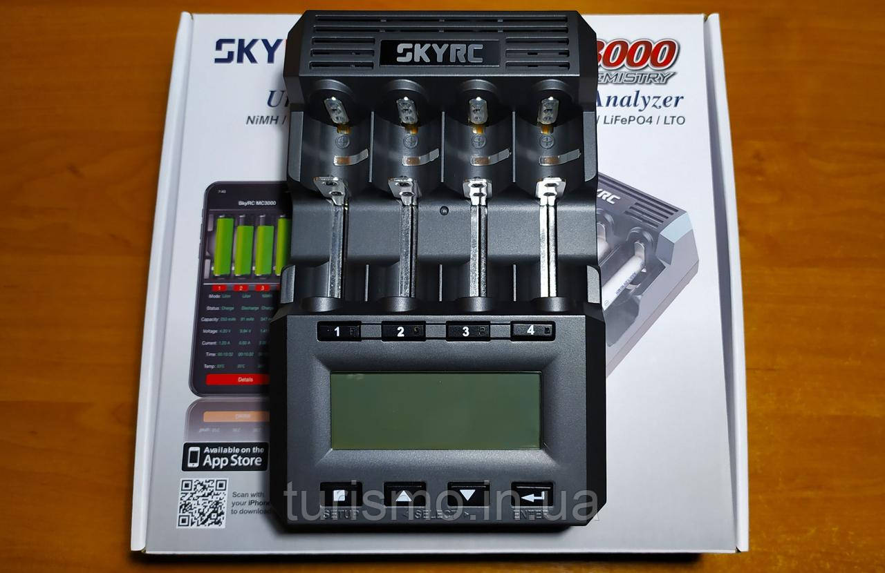 SkyRC MC3000 - професійне зарядний пристрій NiMH, NiCd, NiZn, Eneloop, RAM, Li-ion, LiFePO4, LTO