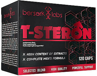 Підсилювач тестостерону Berserk Labs T-Steron 120 капс.