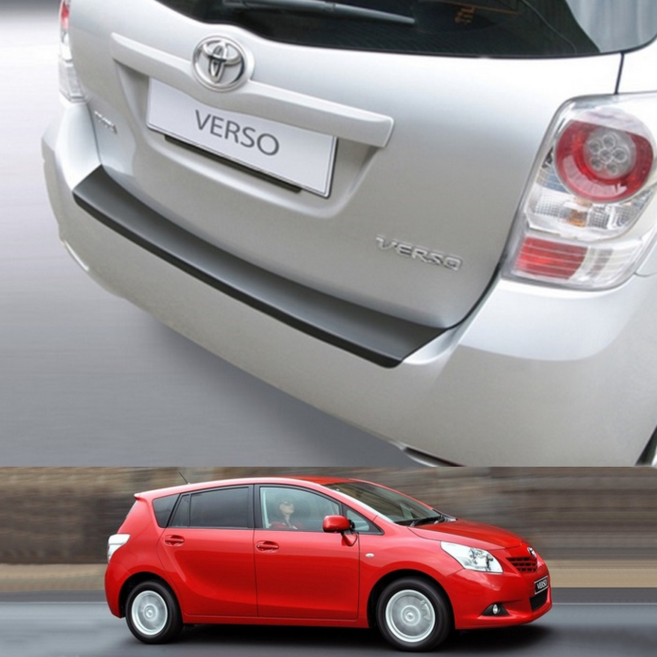 Пластикова накладка заднього бампера для Toyota Verso 2009-2013 (not S)