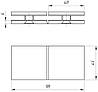 ODF-01-23-01 Кріплення для скла з регулюванням кута, матове, фото 5