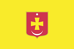 Прапор Конотопа Прапорна сітка, 1,35х0,9 м, Кишеня під держак