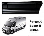 Захисні пластикові накладки на пороги для Peugeot Boxer II 2006-2014, LIFT 2014+