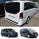 Захисна накладка на задній бампер для Mercedes-Benz Vito / V-Class W447 2014+ /пластик/, фото 3