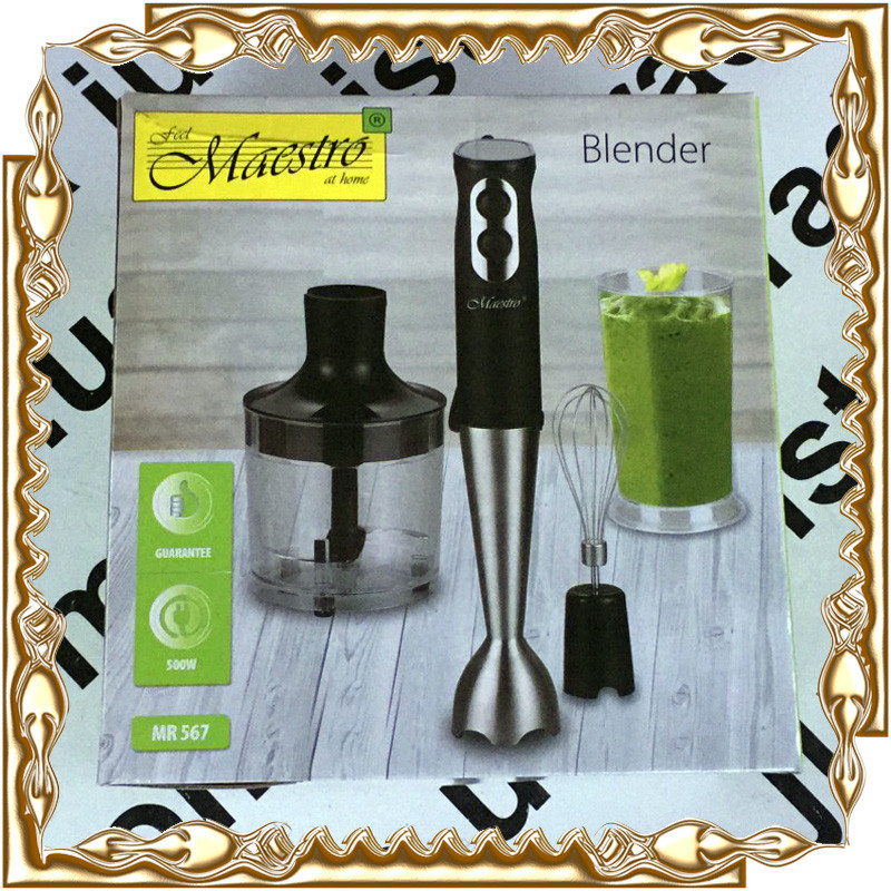 Блендер Maestro 500 Вт. MR-567, ціна 631.65 грн — Prom.ua (ID#598870705)