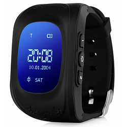 Дитячі розумні смарт годинник Smart Baby Watch Q50 GPS Black Чорні