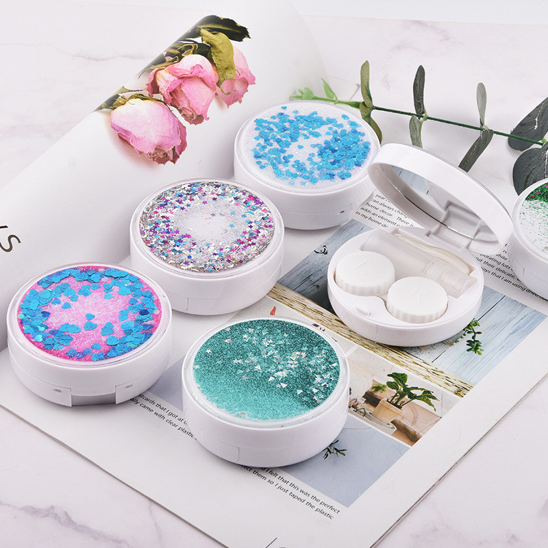 Набір для контактних лінз із блискітками, фото 1