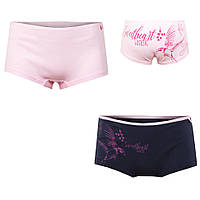Труси-шорти дитячі бавовняні GABBI Контраст (2 шт.) Рожевий/Синій розмір 42 (11277)