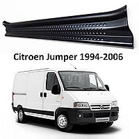 Пластиковые защитные накладки на пороги для Citroen Jumper I 1994-2006