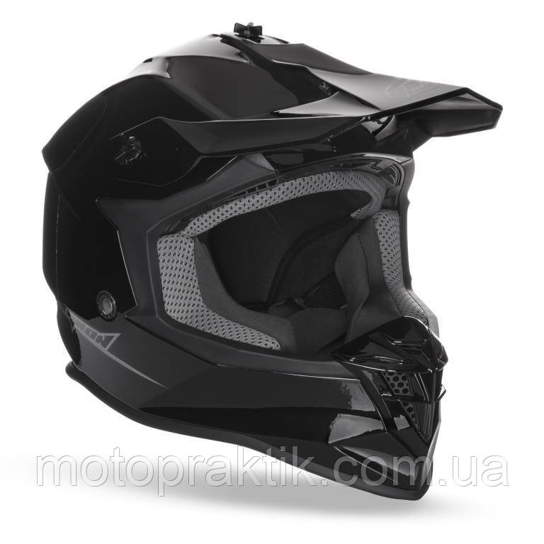 GEON MX633 GLOSSY BLACK, XS (53-54) Мотошолом Кросc