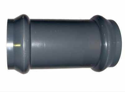 Муфта НПВХ напірна d 160 мм, сполучна, фото 1