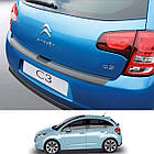 Пластикова захисна накладка на задній бампер для Citroen C3 II 5Dr 2009-2016