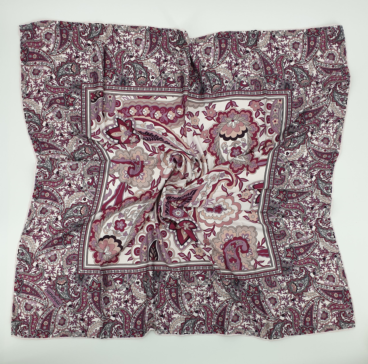 Хустка M&JJ ІЗМІР Шовк Різнокольоровий 95х95 см (2056), фото 1