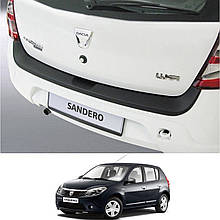 Пластиковая защитная накладка на задний бампер для Renault Dacia Sandero 2008-2012