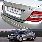 Пластикова захисна накладка на задній бампер для Mercedes-Benz C-Class W204 2007-2011