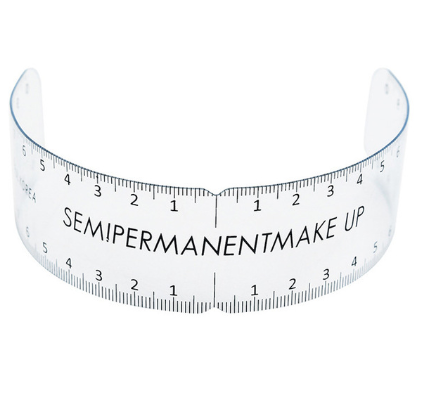 Багаторазова лінійка для ескізу брів SEMIPERMANENT MAKE UP, фото 1