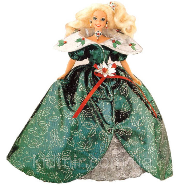 Лялька Барбі Колекційна Щасливого Різдва 1995 Barbie Happy Holidays 14123
