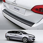 Пластикова захисна накладка на задній бампер для Peugeot 308 SW II 2014-2021