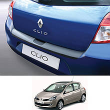 Пластикова захисна накладка на задній бампер для Renault Clio III 3/5 door 2009-2014