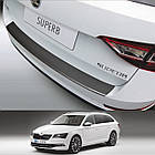 Пластикова захисна накладка заднього бампера для Skoda Superb Combi / Scout 2015-2020, FL2021+