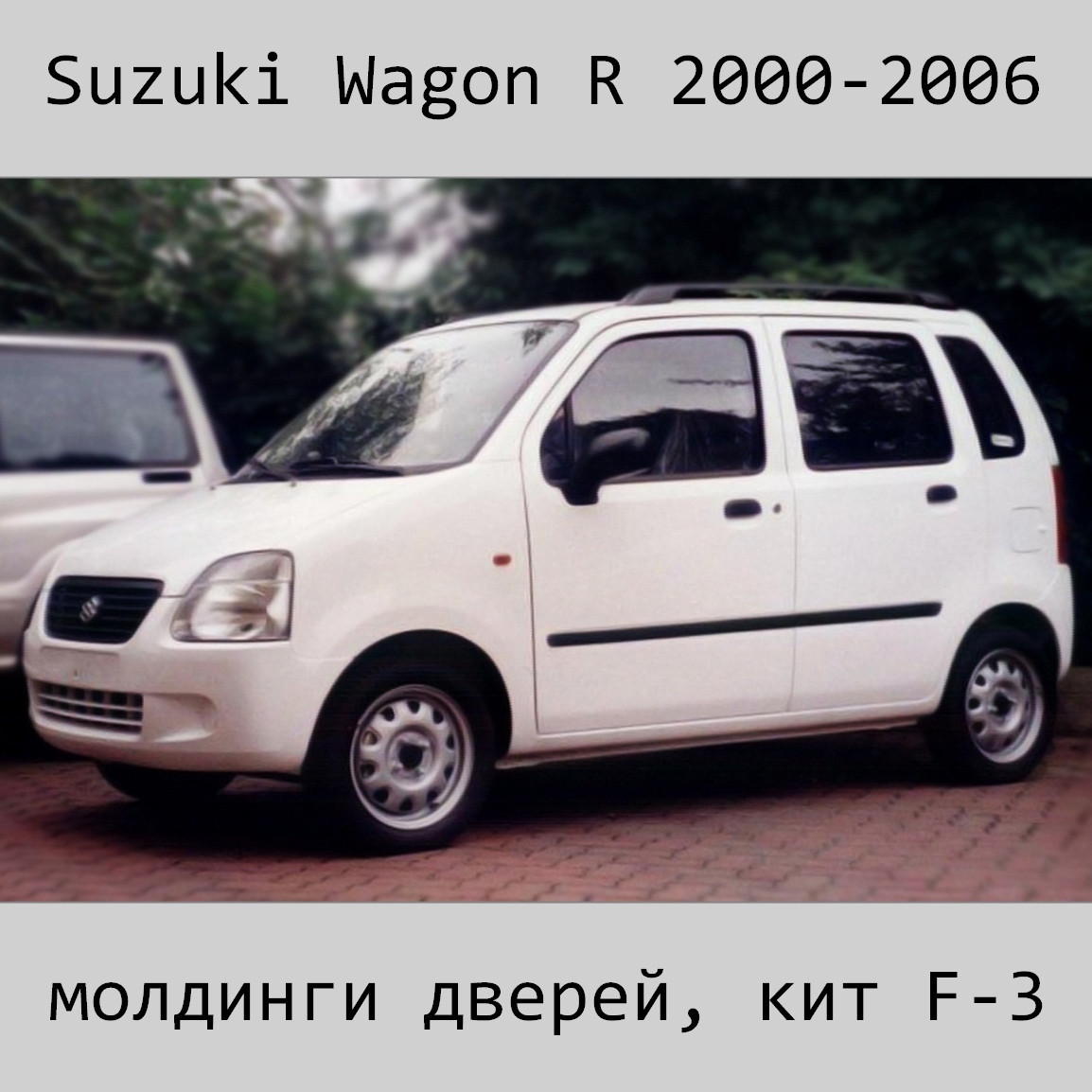 Молдинги на двері для Suzuki Wagon R+ 2000-2007