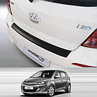 Пластикова захисна накладка на задній бампер для Hyundai i20 Mk1 LIFT 2012-2014
