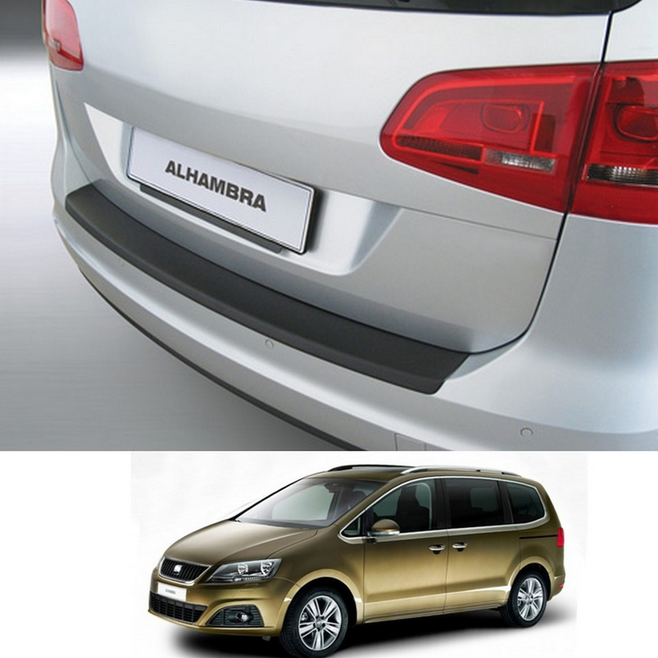 Пластикова накладка заднього бампера для Seat Alhambra II 2010-2020