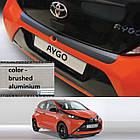 Пластикова захисна накладка на задній бампер для Toyota Aygo II 3/5dr 2014+