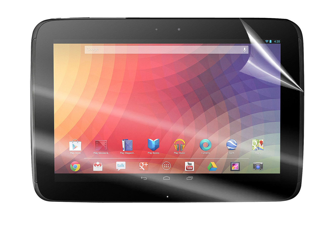 Глянцевая защитная пленка для Samsung Google Nexus 10 - фото 1 - id-p26689166