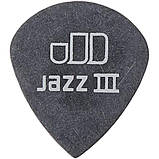 Медіатор Dunlop 482R1.50 Tortex Pitch Black Jazz III 1.50 mm, фото 2