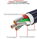 "Essager" Кабель 1 м заряджання та передавання даних Type C - Lightning Iphone швидке заряджання, фото 2