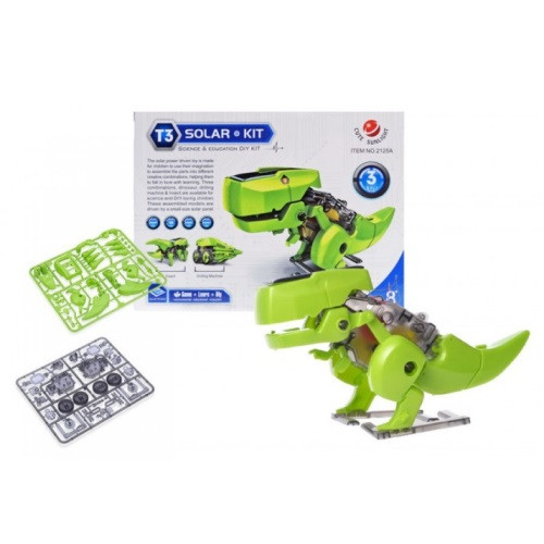 Конструктор на сонячній батареї динозавр 3 в 1 Solar Kit 2125A, фото 1