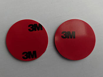 3M скотч круглий 30 мм для кріплення відеореєстратора 2 шт.