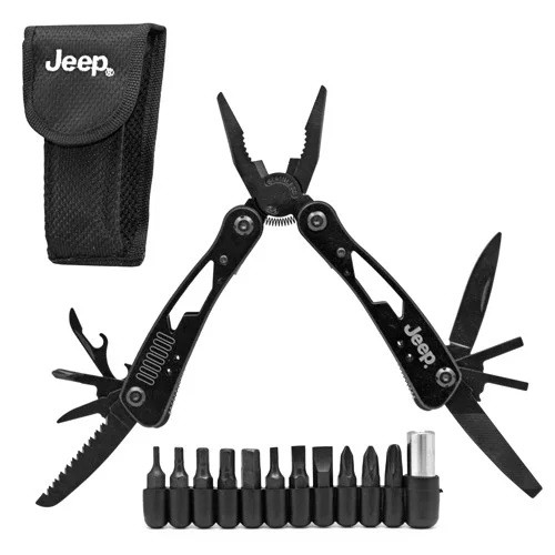 Мультитул інструмент з насадками Jeep R26597 (плоскогубці, викрутка, кусачки, ніж)
