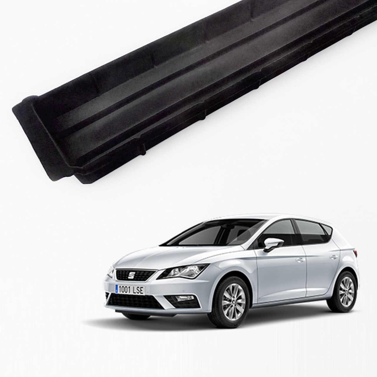 Полиця-контейнер під штатну полку багажника для Seat Leon III 5dr HATCH 2012-2020, фото 1