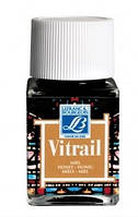 Витражная краска Vitrail #145 Honey (Медовый) на сольвентной основе, 50 мл Lefranc & Bourgeois