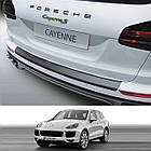Пластикова захисна накладка на задній бампер для Porsche Cayenne 2014-2017
